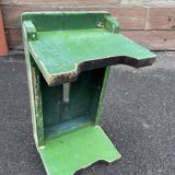 primitive footrest curved wood bistro bentwood farmhouse painted wood Shabby chic French vintage farme