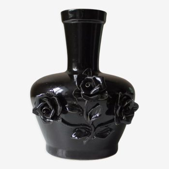 Vase barbotine céramique vintage