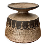 Danish Scandinavian pottery vase from the mid-century Lovemose Denmark, 1960s.