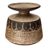 Vase de poterie scandinave danoise du milieu du siècle de Lovemose Danemark, années 1960