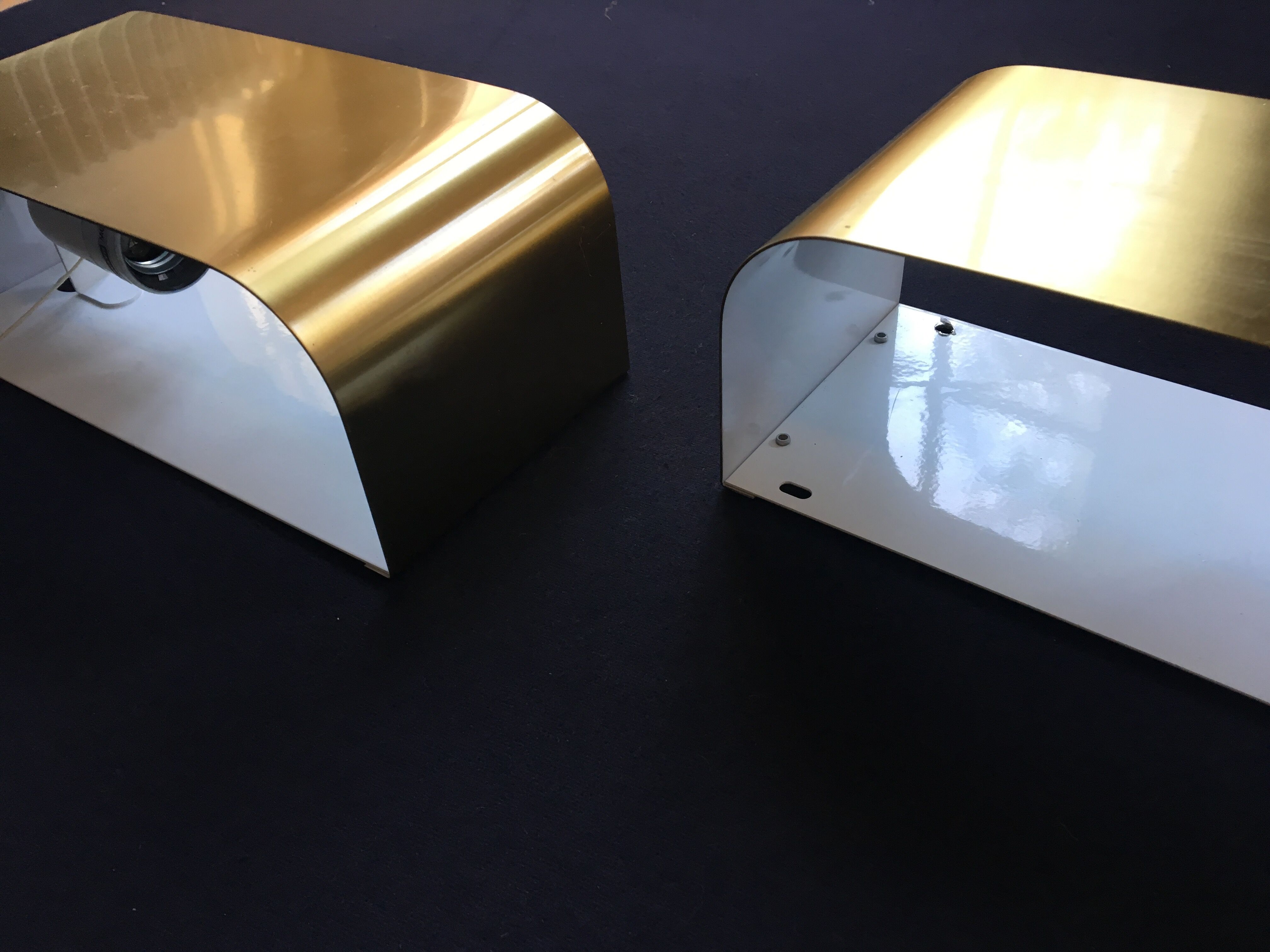 Pair of Golden wall light