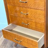 Vintage chiffonier with compass feet -