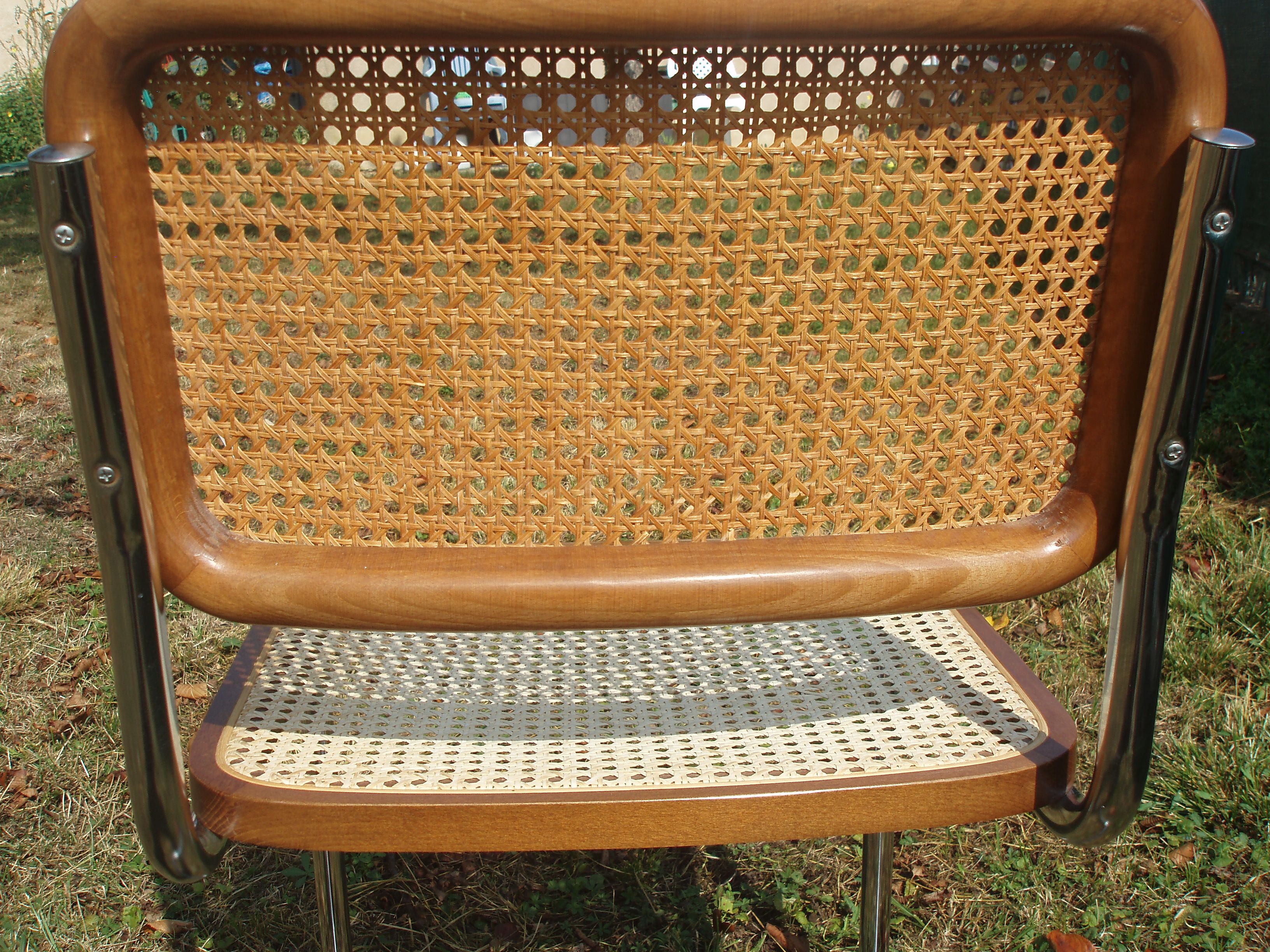 Series of 4 Marcel Breuer B 32 chairs