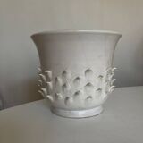 Ceramic by Jean Roger XL pot cover, Oursin series, 1960