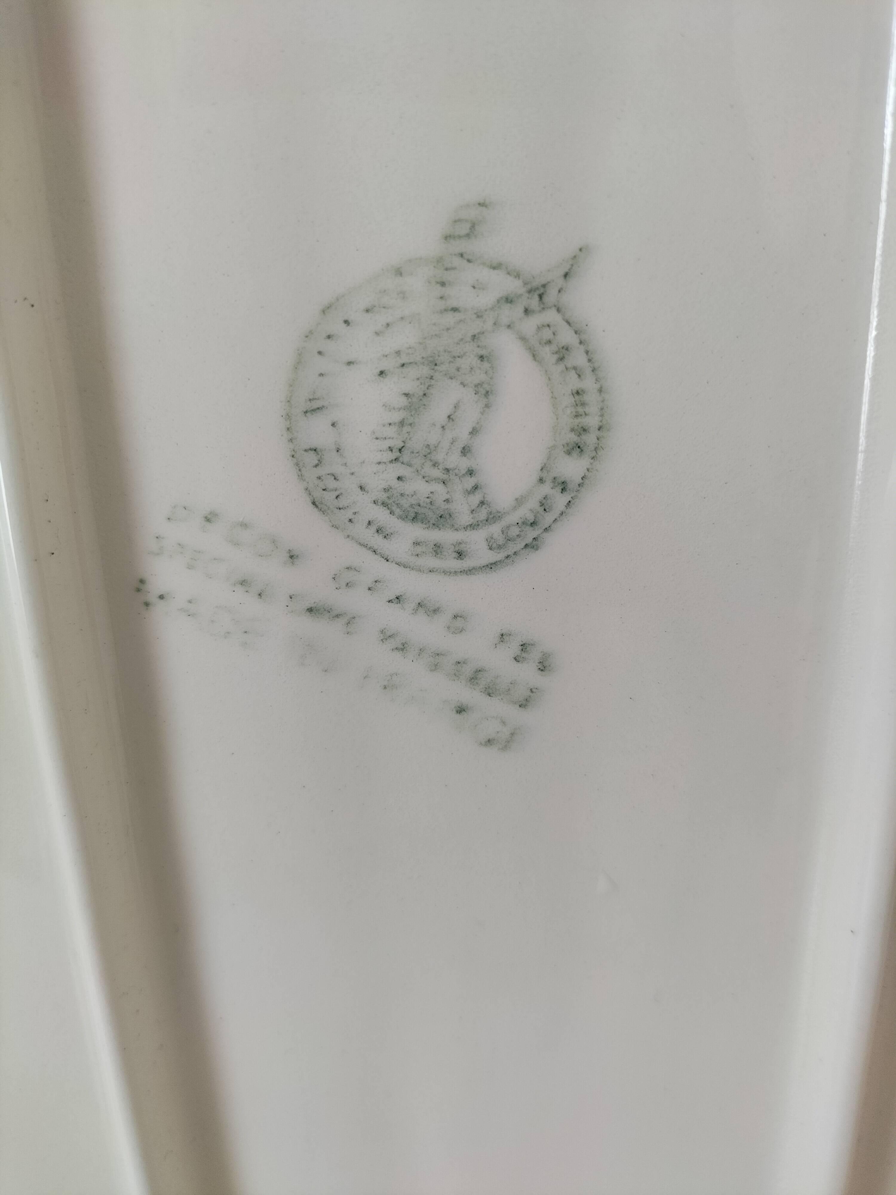 Large asparagus dish – Moulin des Loups Orchies 1950s