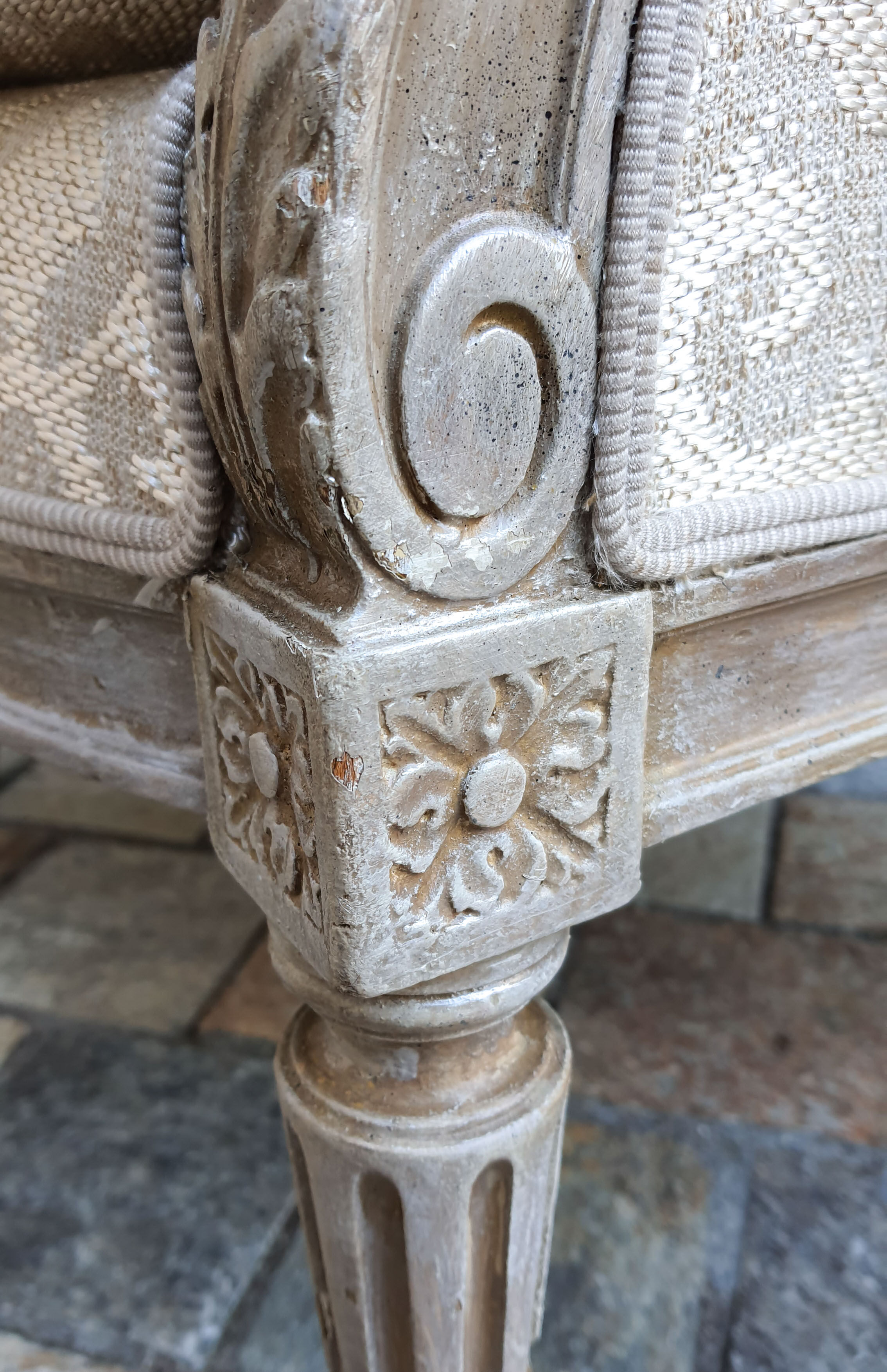 Pair louis XV armchairs by ear