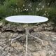 Wrought iron garden table 60s