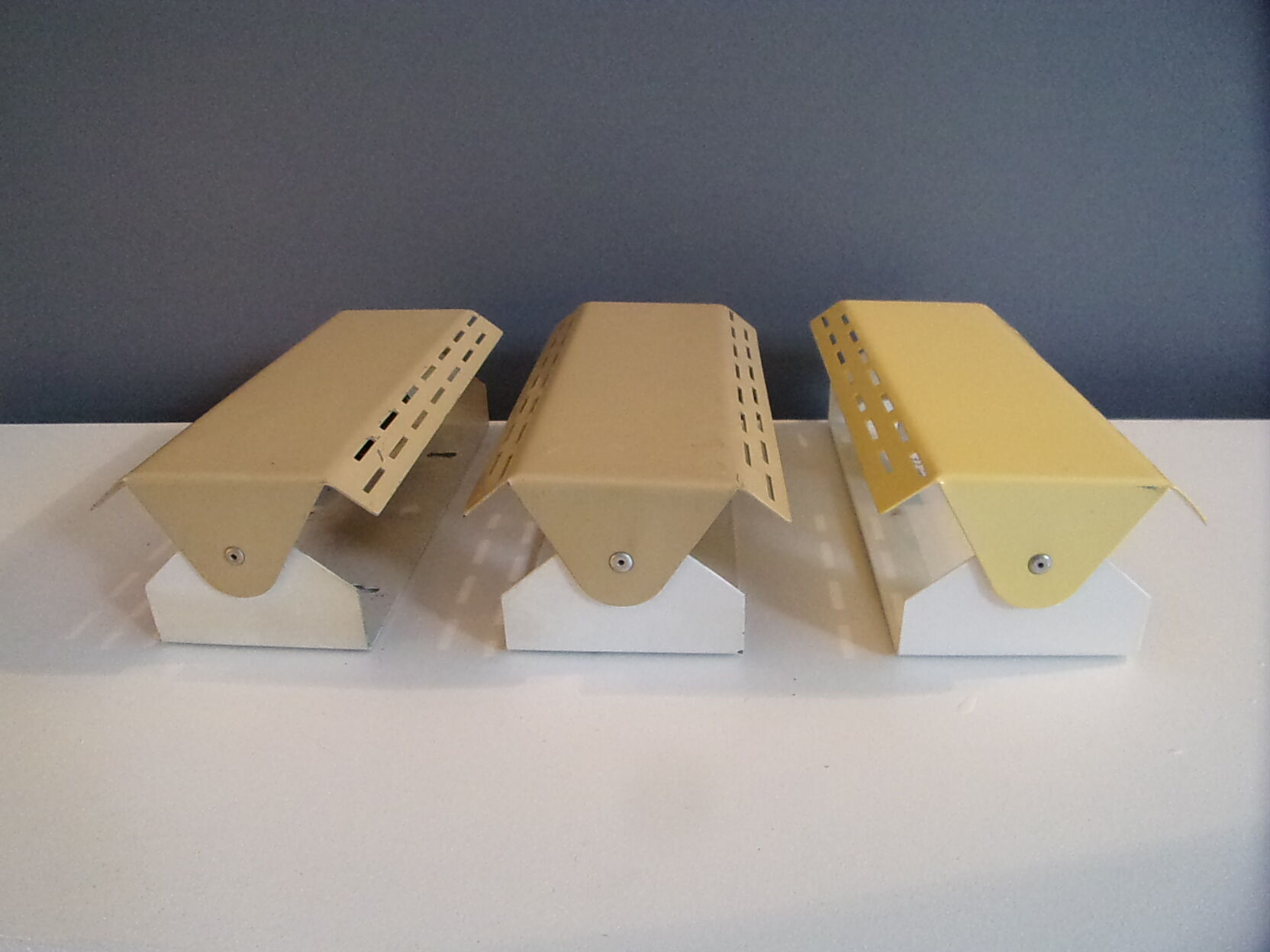 Set of 3 applied to part of the 70s/80s