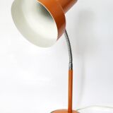 Orange desk or table lamp Italy 1970