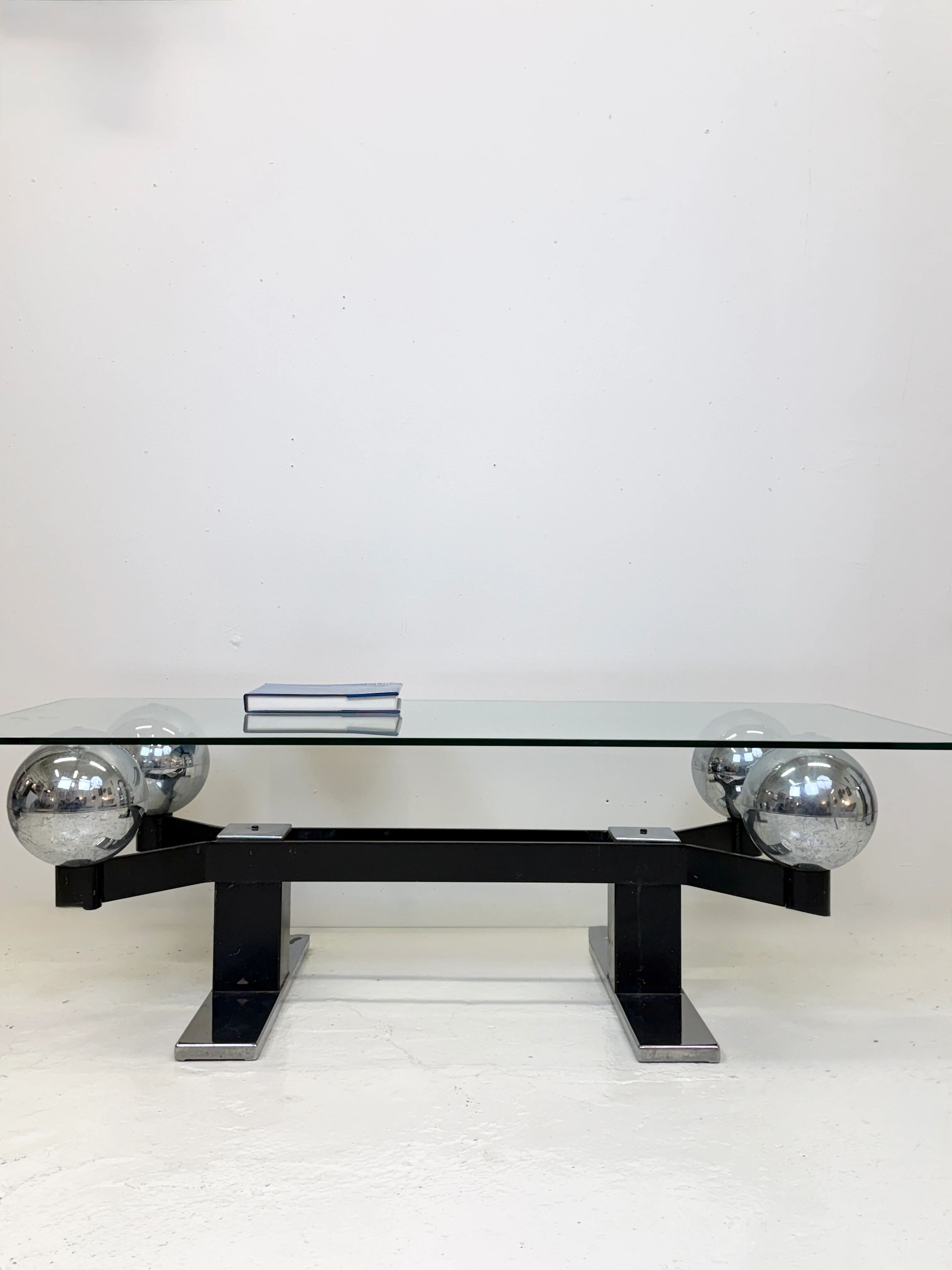 Sputnik coffee table - Space Age, 1970s