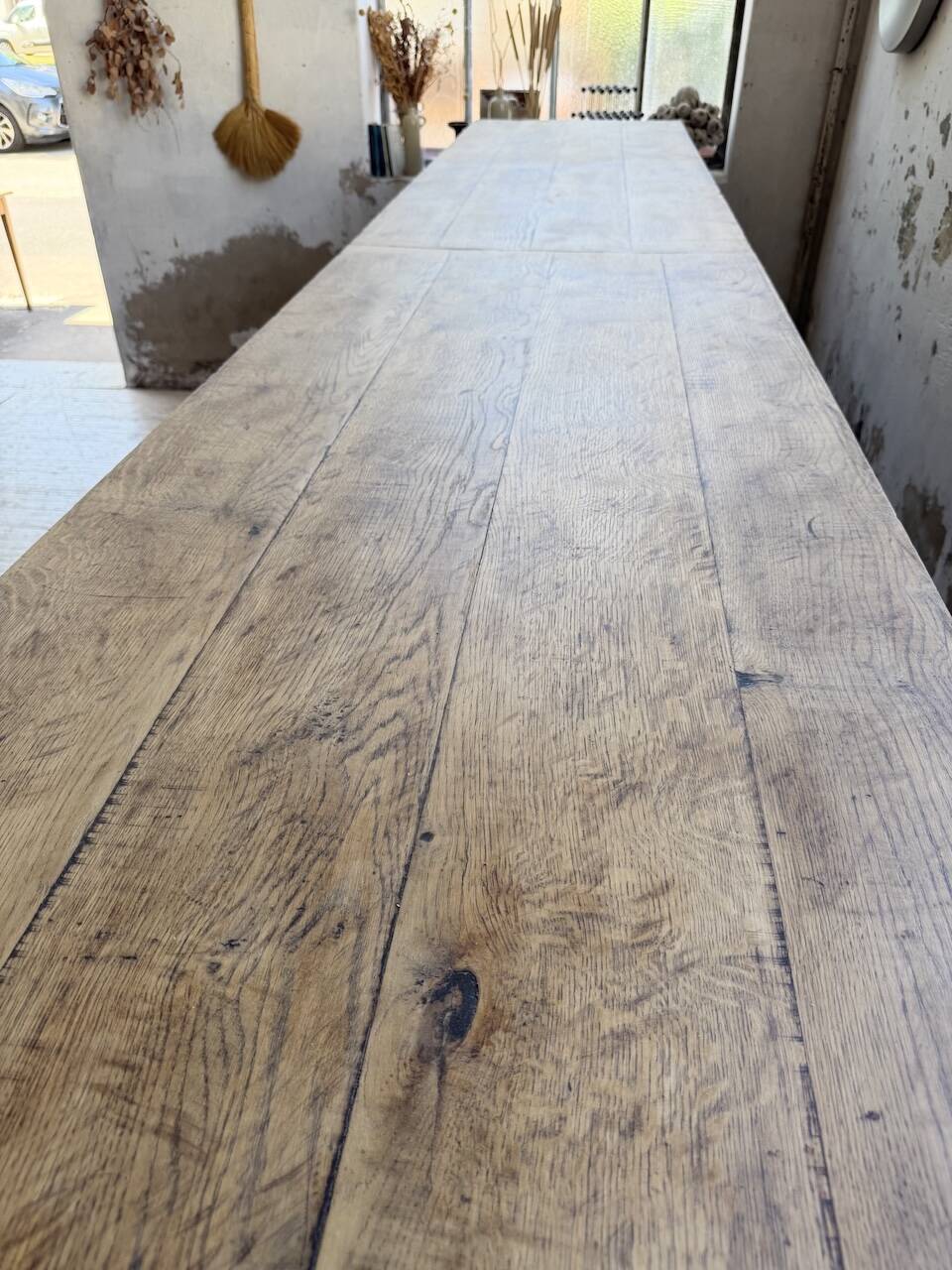 Rustic sideboard XXL 4m solid oak 1950