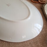 Large oval dish Gien model Floreal - vintage