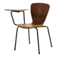 Teak chair with writing tablet