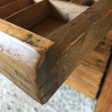 Oak craft cabinet has 13 drawers circa 40's / 50's