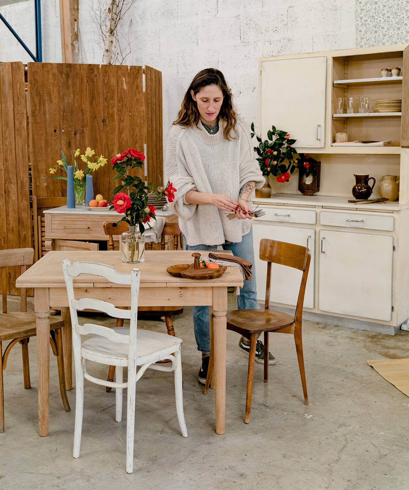 Vintage wooden table