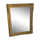 Old bevelled ice mirror 95x76cm