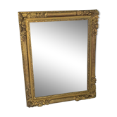 Old bevelled ice mirror 95x76cm