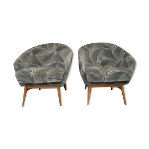 Paire de fauteuils baquets