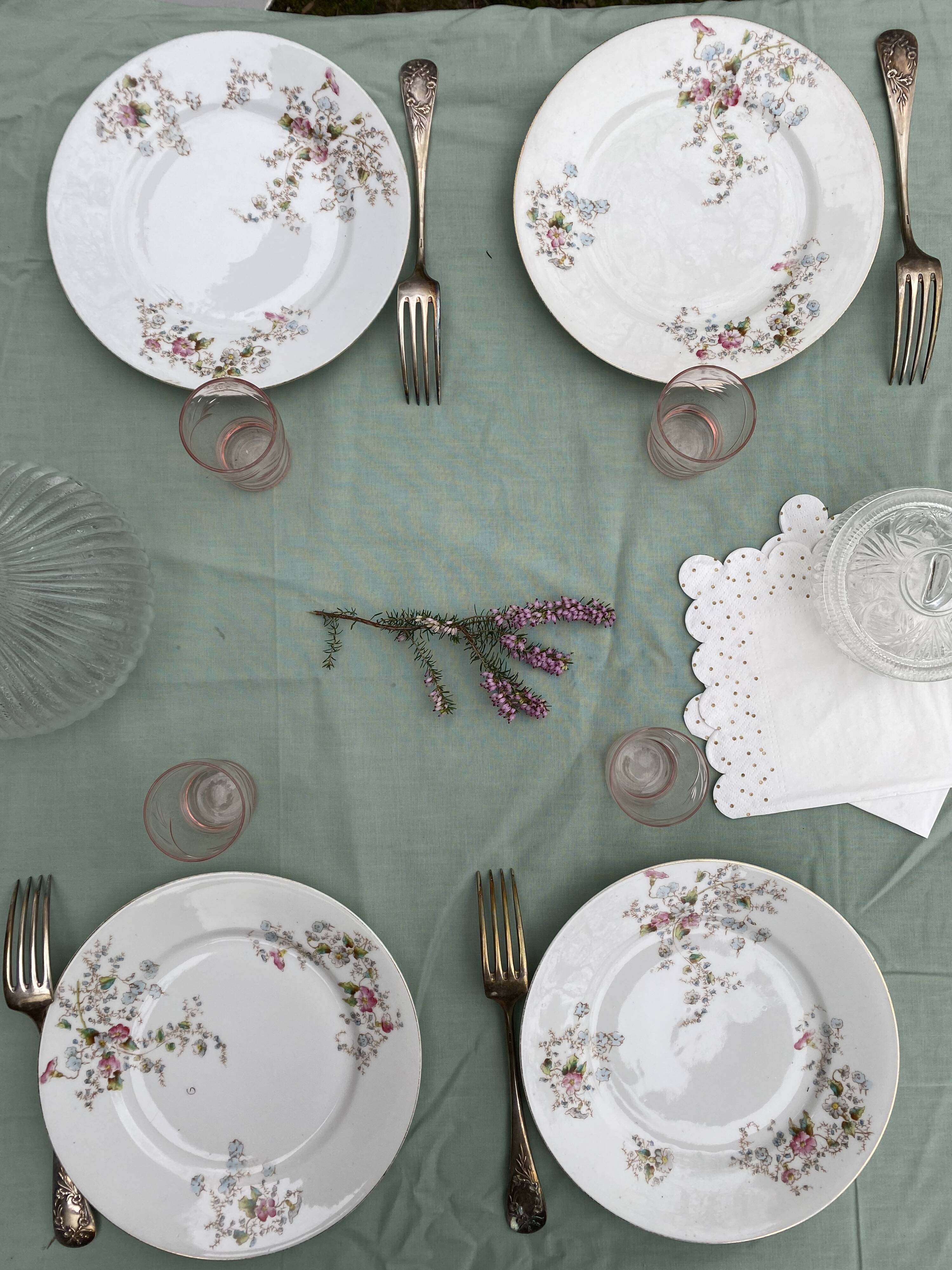 Porcelain plates from Limoges