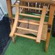 Chaise haute vintage en bois