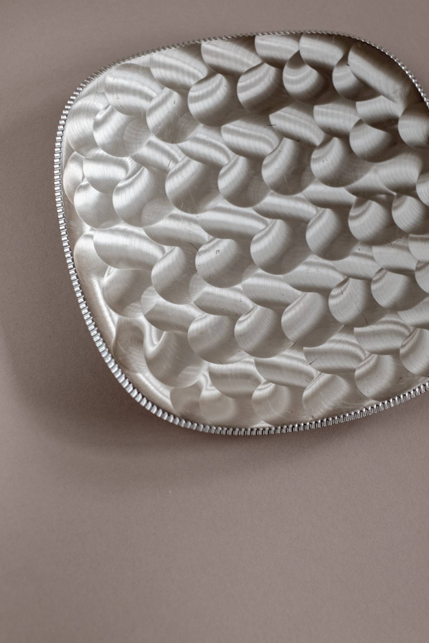 Silver-plated dish