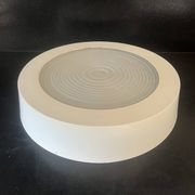 Plafonnier Holophane en métal laqué