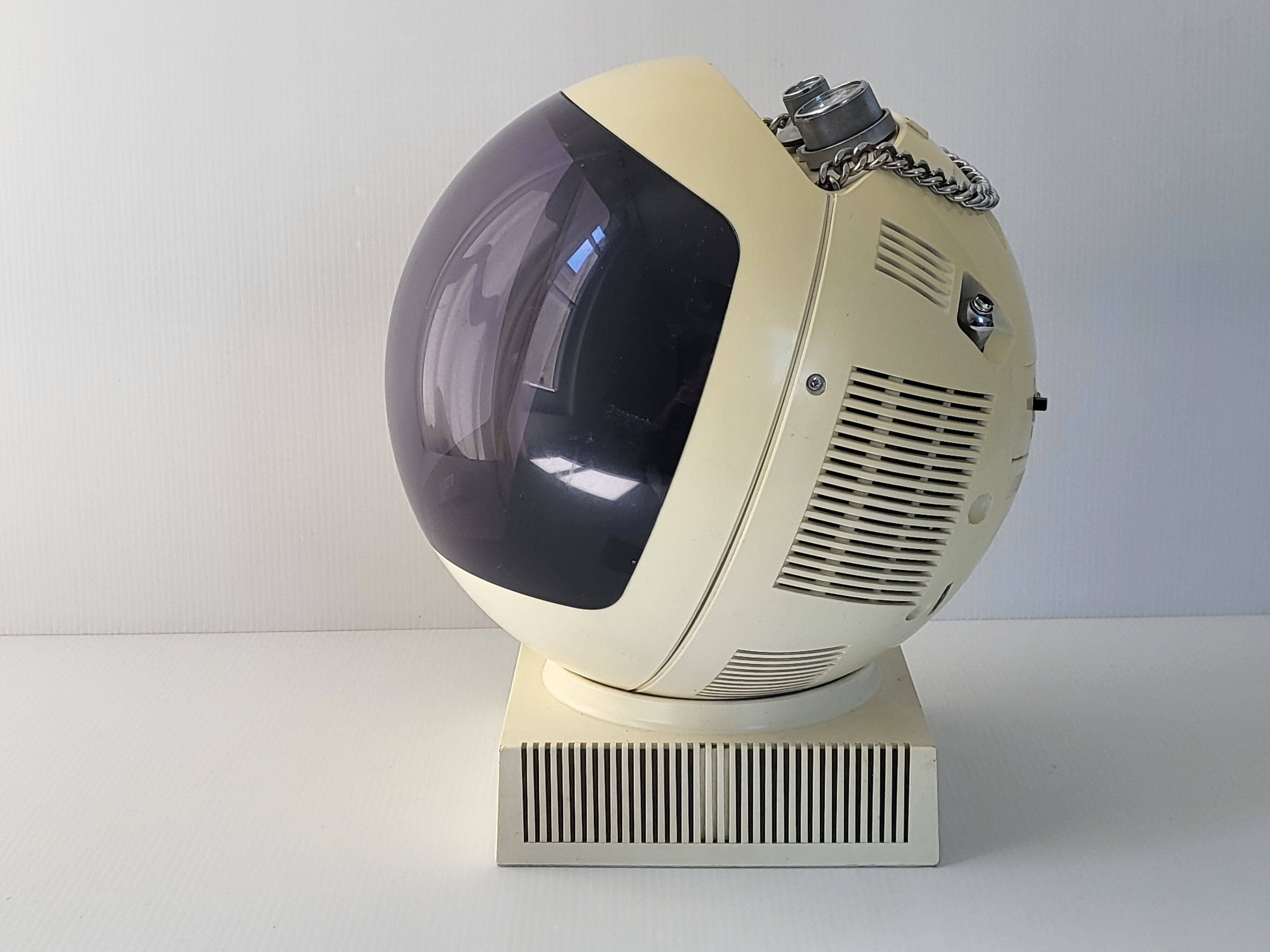 Vintage television JVC NIVICO Videosphere 1970 space age