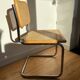 Paire de chaises cannées italiennes design Breuer