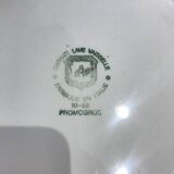 Set of 2 landscape and blue flower plates Promogros