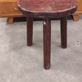 Farm tripod stool in rustic country fir