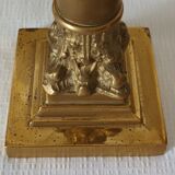 Pair of Lamp Feet in XXth Bronze