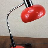 red vintage desk lamp
