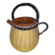 Sandstone and scoubidou potiche