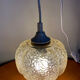 Vintage glass pendant lamp 1960