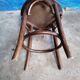 Tabouret bois courbé style bistrot