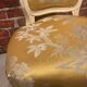 Lot d'un fauteuil et d'une chaise