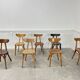 8 Luterma Banana bistro chairs