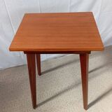 Small table with compass legs from the 50s