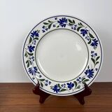 Set de 6 assiettes plates Churchill England, motif  fleur, 1970