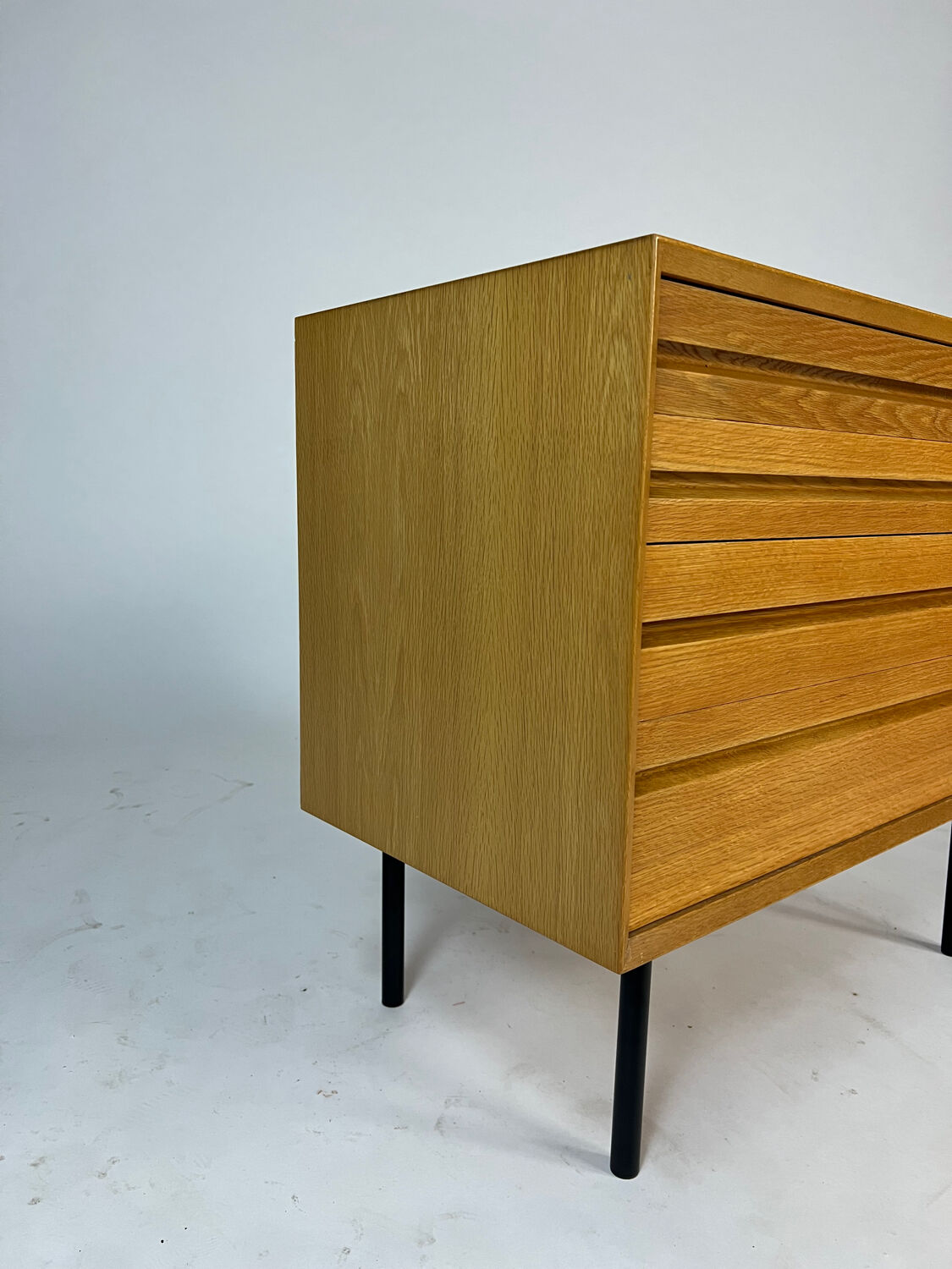 Commode vintage en chêne Cadovius, buffet, meuble de rangement danois.