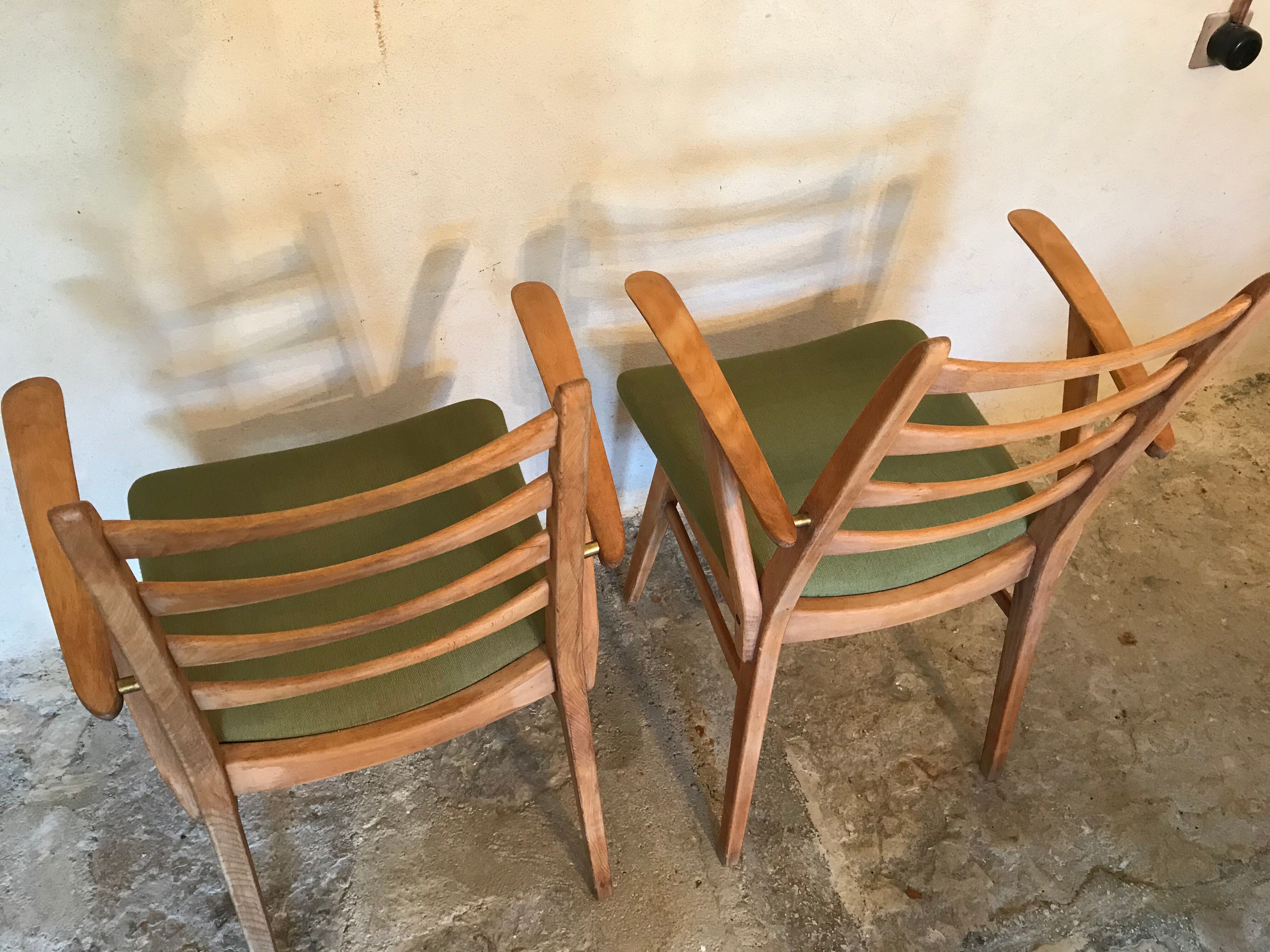 Paire de chaises vintage 1960’s style scandinave