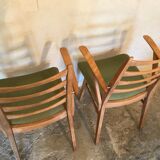 Pair of vintage chairs 1960's Scandinavian style
