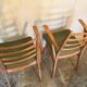 Paire de chaises vintage 1960’s style scandinave