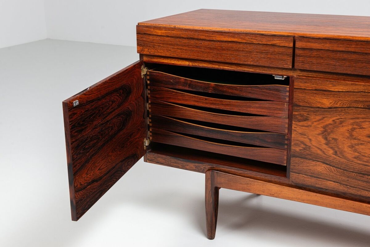 IB Kofod Larsen “FA-66” sideboard in rosewood Faarup Denmark 1960
