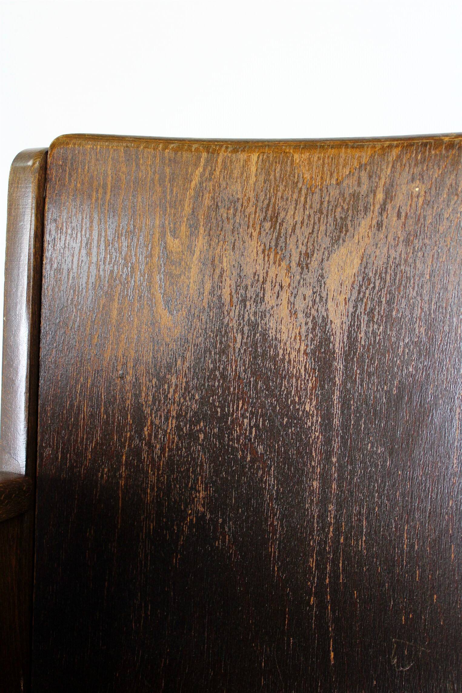 Vintage Cinema Chair TON (Thonet), 1940s Czech, Wooden Theatre Seat