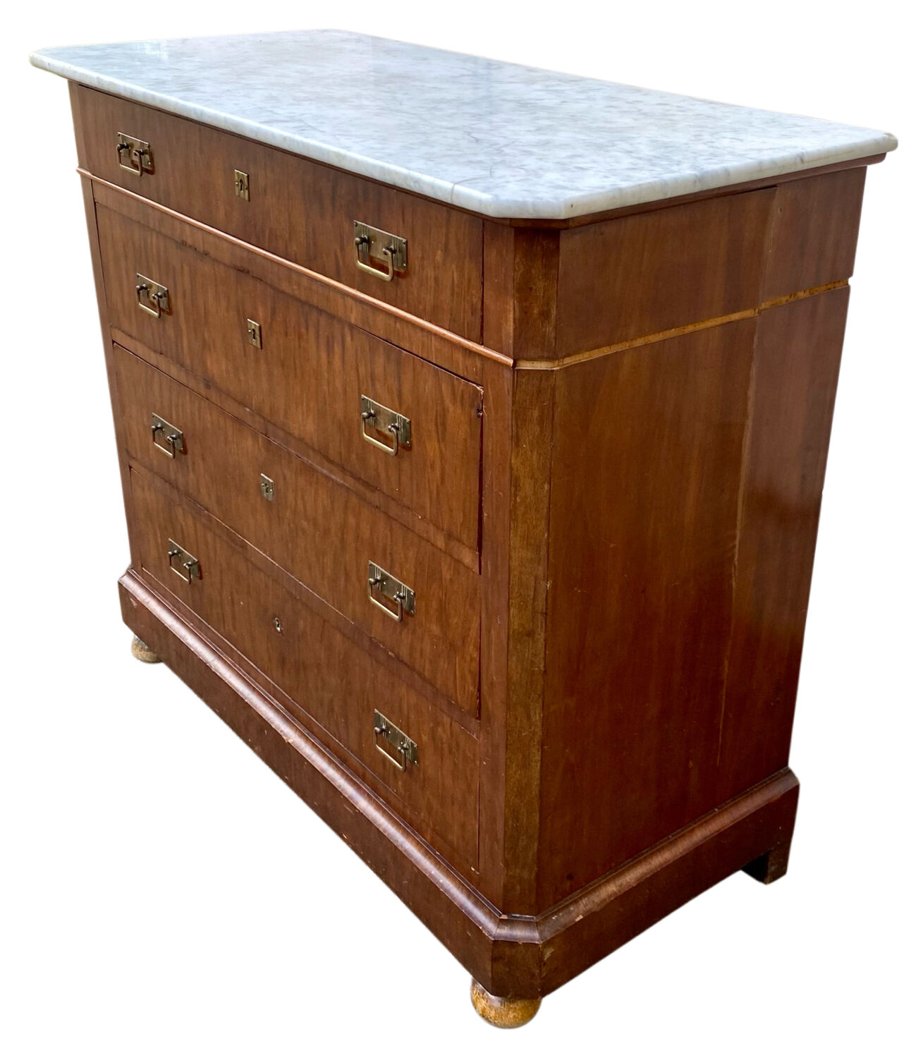 Commode 4 tiroirs vintage style marine