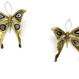 Pair of butterfly sconces by Henri Fernandez