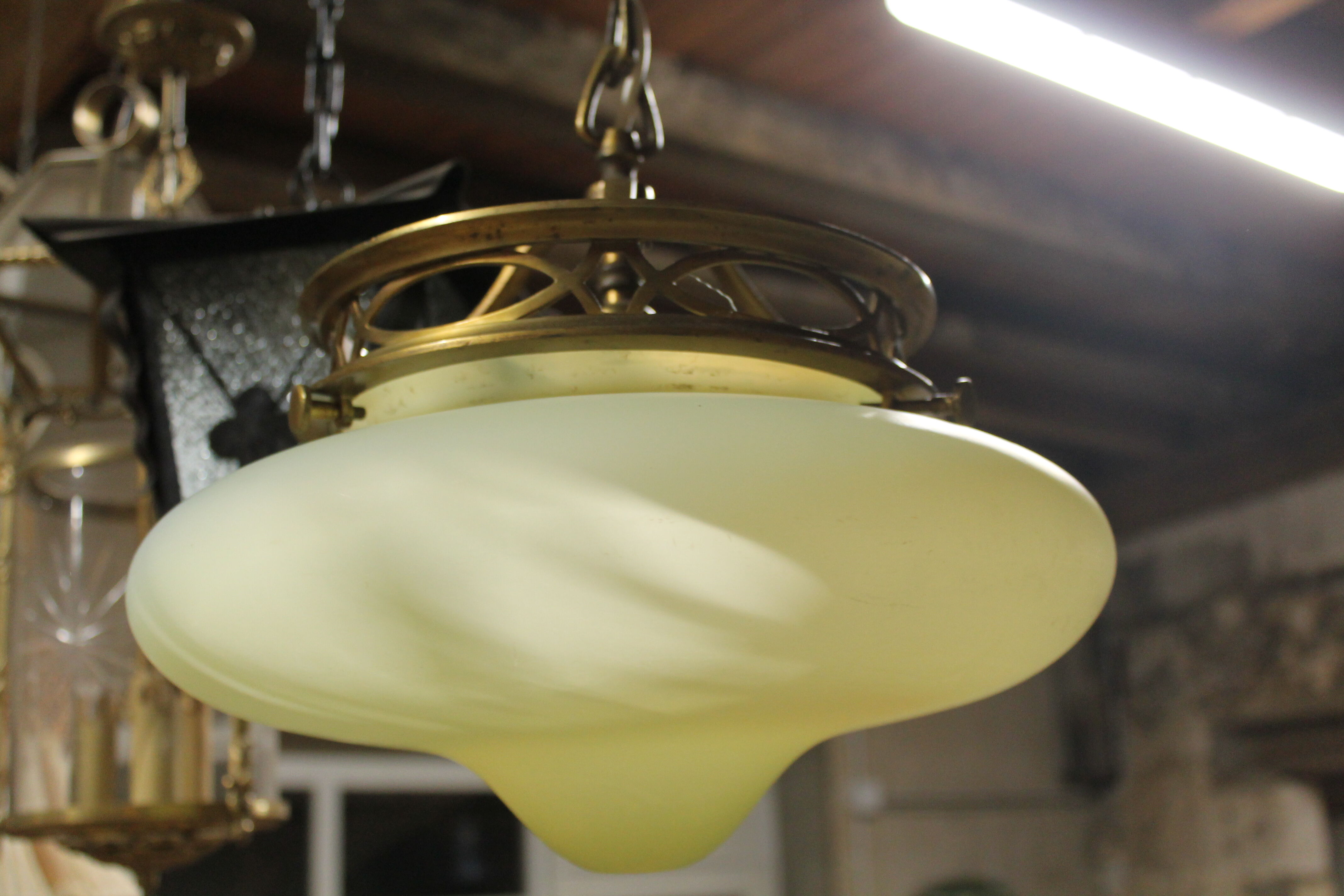 Art Nouveau hanging lamp