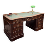 Classic English Chesterfield Partnerdesk Desk