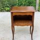 Louis XV wooden bedside table with drawer